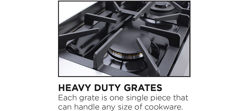 THOR heavy duty top burner grates